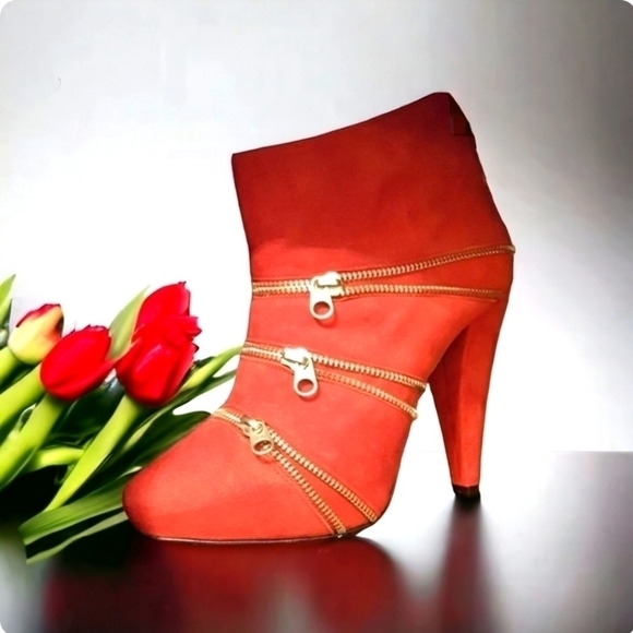 HIGH-HEELED Ankle  Boots - Picture 1 of 4